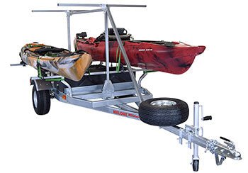 Malone MegaSport 2 Boat w/ Storage & 2nd Tier Trailer Package