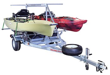 Malone MegaSport 2 Boat w/ Storage & 2nd Tier Trailer Package