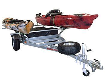 Malone MegaSport 2 Boat w/ Storage Trailer Package